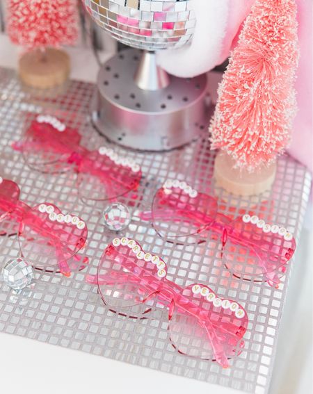 Party favor idea: Taylor swift heart sunglasses with personalized beaded names. An easy DIY and the kids loved them!!! 

#LTKparties #LTKkids #LTKHoliday