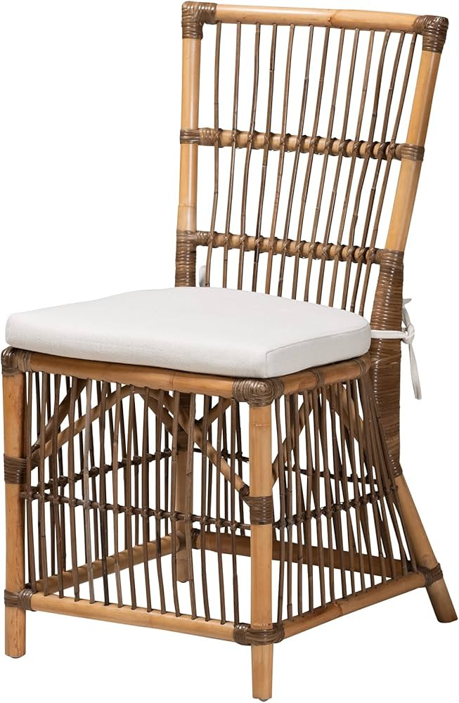 bali & pari Kim Natural Rattan Dining Chair | Amazon (US)
