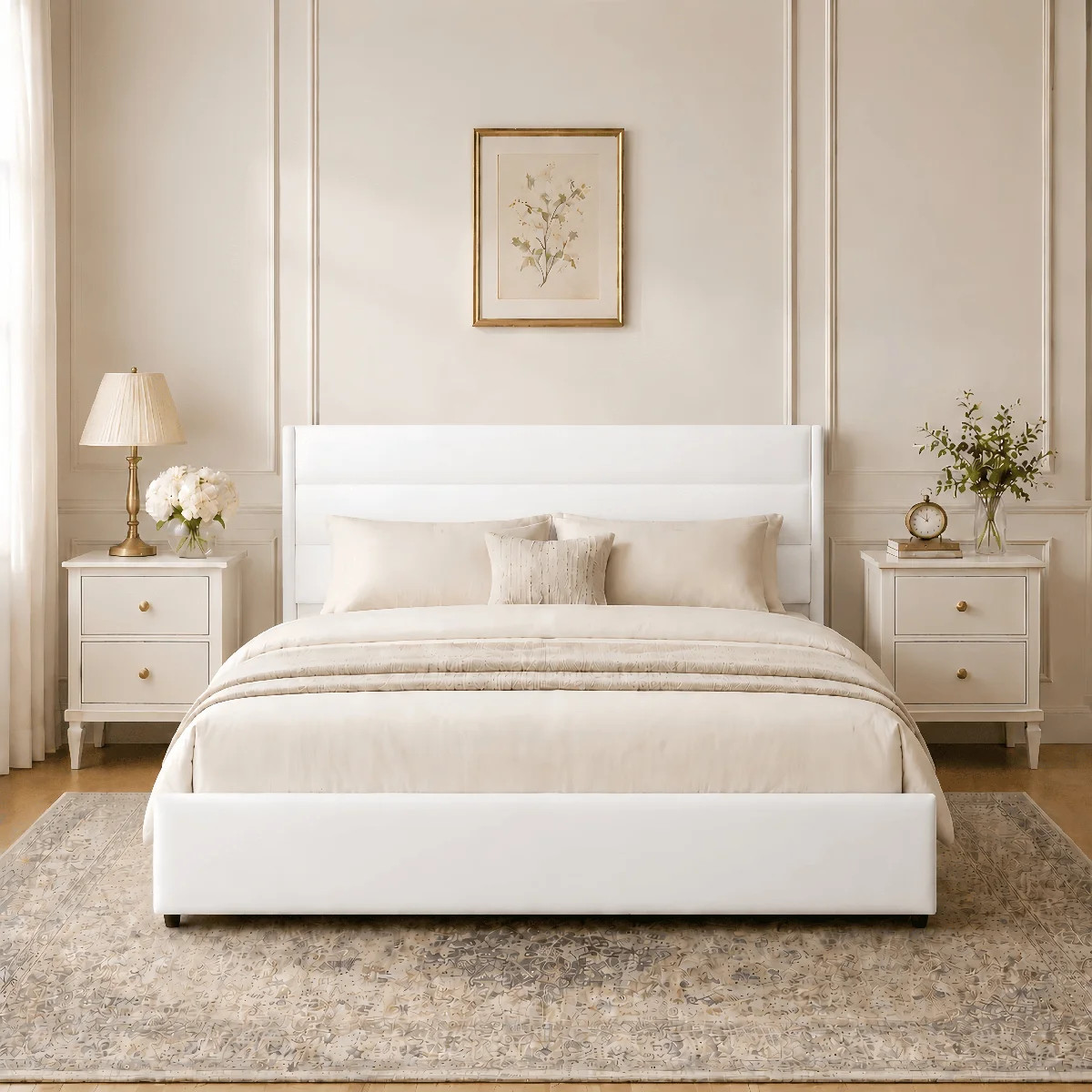 Brezzy Upholstered Storage Bed with Wingback | Wayfair North America