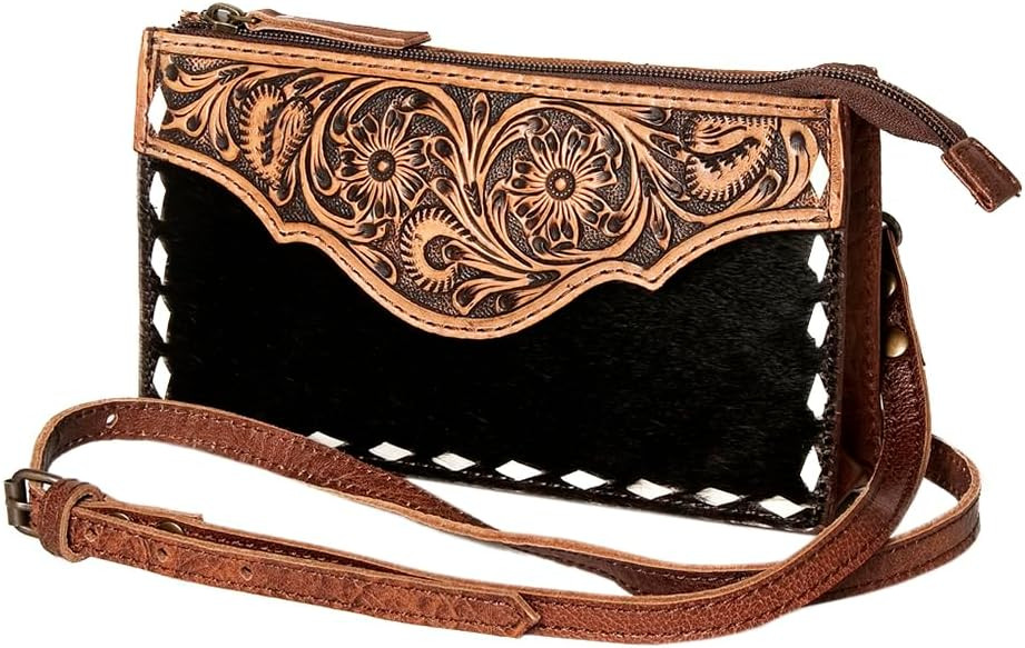 American Darling Cross Body Hair On-Genuine Leather Western Women Bag Handbag Purse | Crossbody B... | Amazon (US)