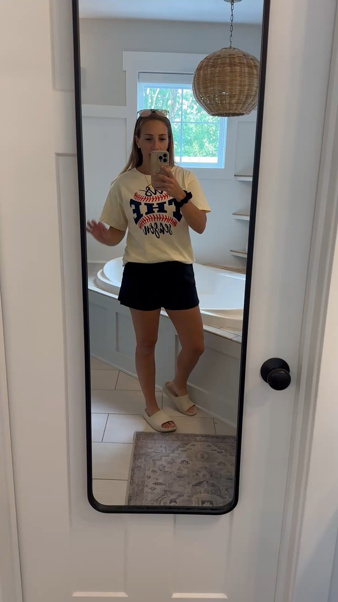 Baseball mom fit + a few fav shorts that come in a ton of colors. Love the fit of both shorts linked. 
#baseball #momlife


#LTKStyleTip #LTKActive