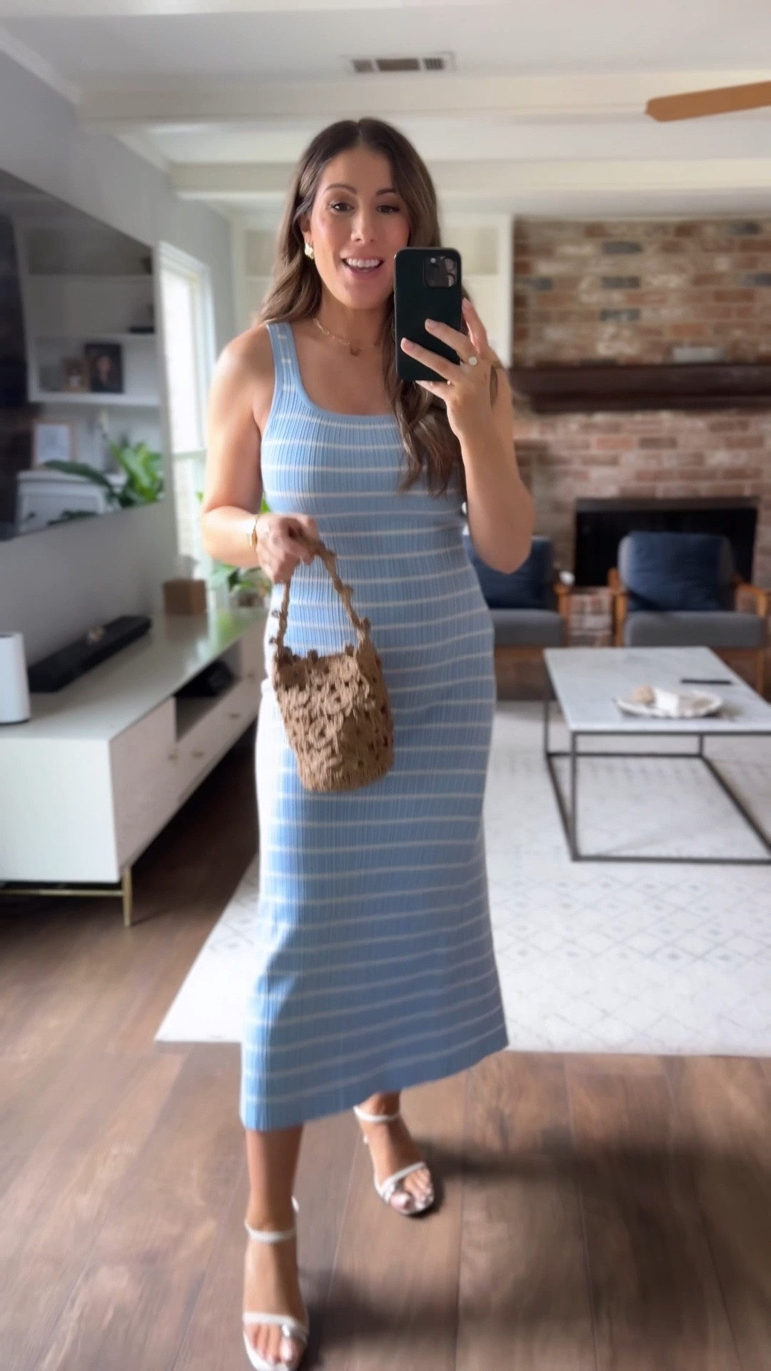 Wedding guest dress for less!! This dress is so pretty and I love the light blue color.  Wearing size medium. 

#weddingguestdress 
#wedding #springdress 

#LTKWatchNow #LTKSeasonal #LTKWedding