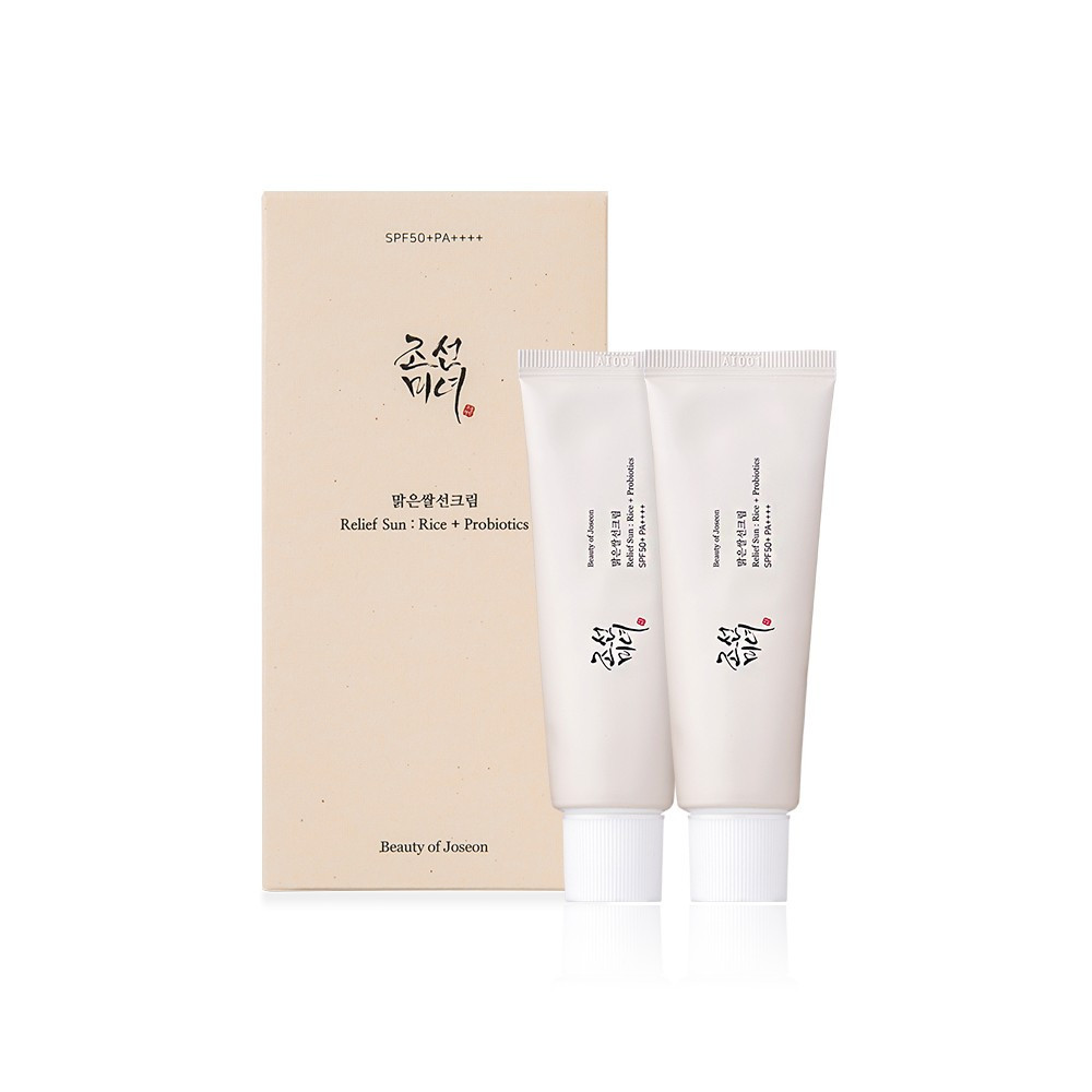 BEAUTY OF JOSEON - Relief Sun : Rice + Probiotics Set SPF50+ PA++++ (2 packs) - 50ml*2 | STYLEVANA