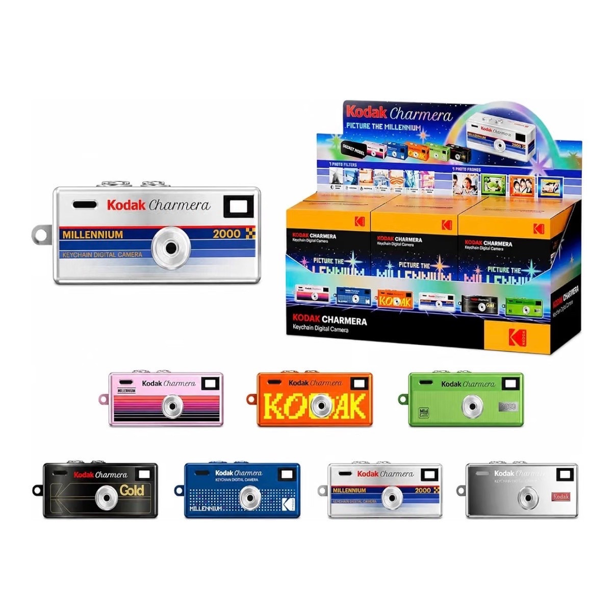 KODAK CHARMERA Keychain Digital Camera Blind Box Millennium Single Box (1PC),Mini Camera,Digicam,Video Recording,Bag Charm,1.6 Megapixels,Micro SD Card Slot,for Beginners Teens&Adults

Christmas gifts for her or him

#LTKTravel