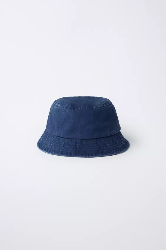 CONTRAST STITCH BUCKET HAT | Zara UK