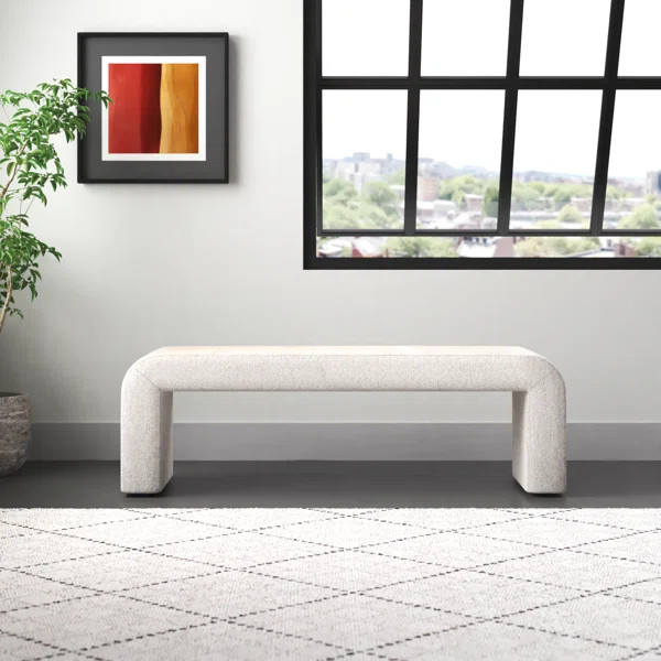 Avirett Polyester Upholstered Bench | Wayfair North America