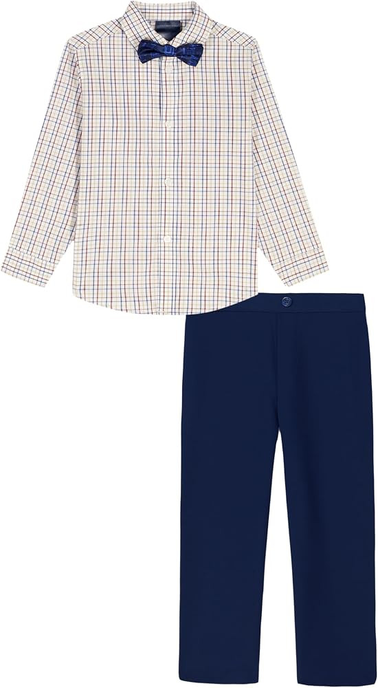 Tommy Hilfiger Boys' 3-piece Formal Set, Includes Dress Shirt, Dress Pants, Tie | Amazon (US)
