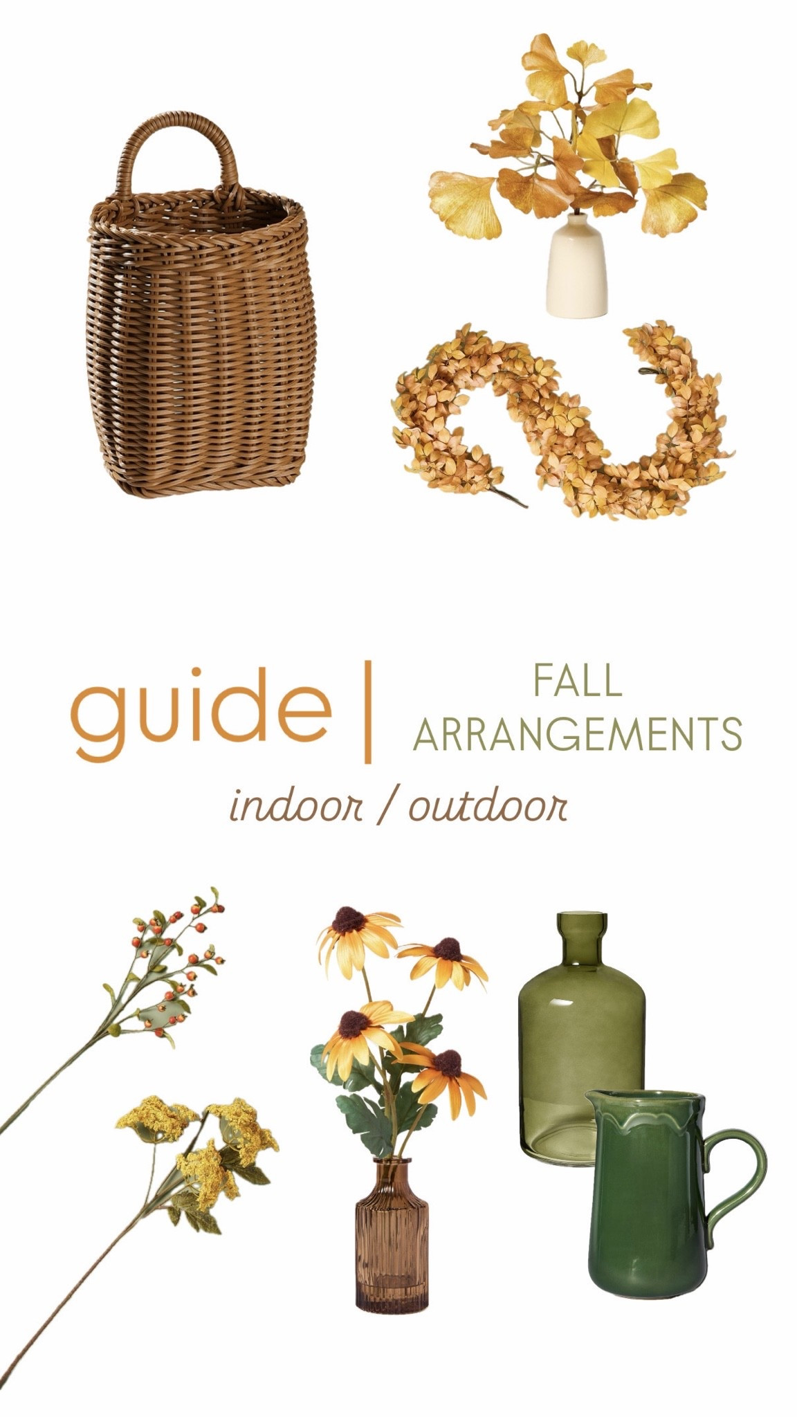 Fall arrangements guide | indoor / outdoor planter & vase

#LTKHome #LTKSeasonal #LTKdayinmylife