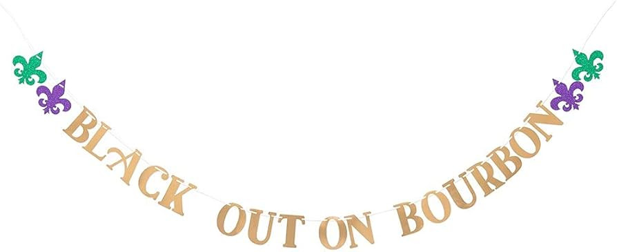 Weddingstar Paper Bachelorette Party Banner - Blackout on Bourbon | Amazon (US)