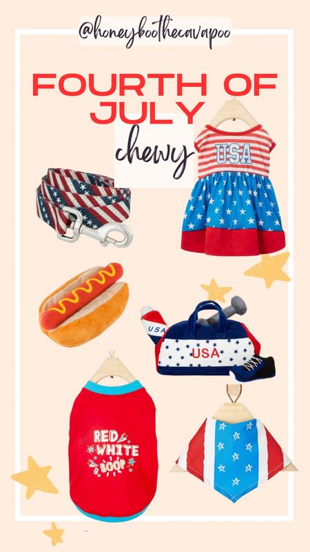 Fourth of July dog clothes, treats, and accessories to show off your pooch at the next barbecue 🍒🤍💙

Stars and Stripes, red white blue, America, USA, Americana, liberty, freedom, hot dog, flag, summer, pet, bandana, dog toy 

#LTKSeasonal #LTKFind #LTKfamily