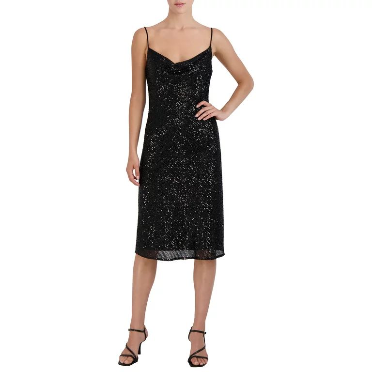 BCBG Paris Women's Sequin Slip on Dress | Walmart (US)