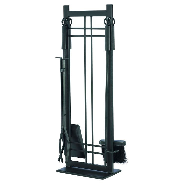 Pleasant Hearth Preston Fireplace Toolset Vintage Iron | Target