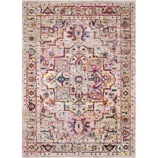 Rectangle 7'10" X 10'6" Silvia Natural Area Rug | Wayfair North America