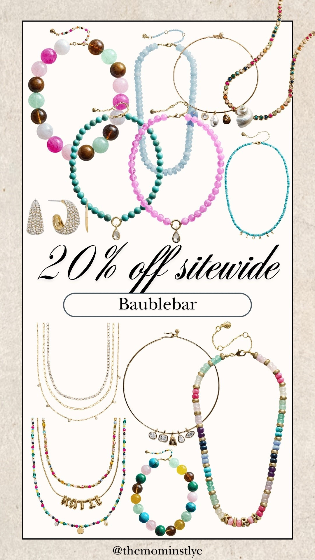 20% off site wide at baublebar! sharing some of my favorite picks

#LTKSeasonal #LTKMothersDay #LTKSaleAlert
