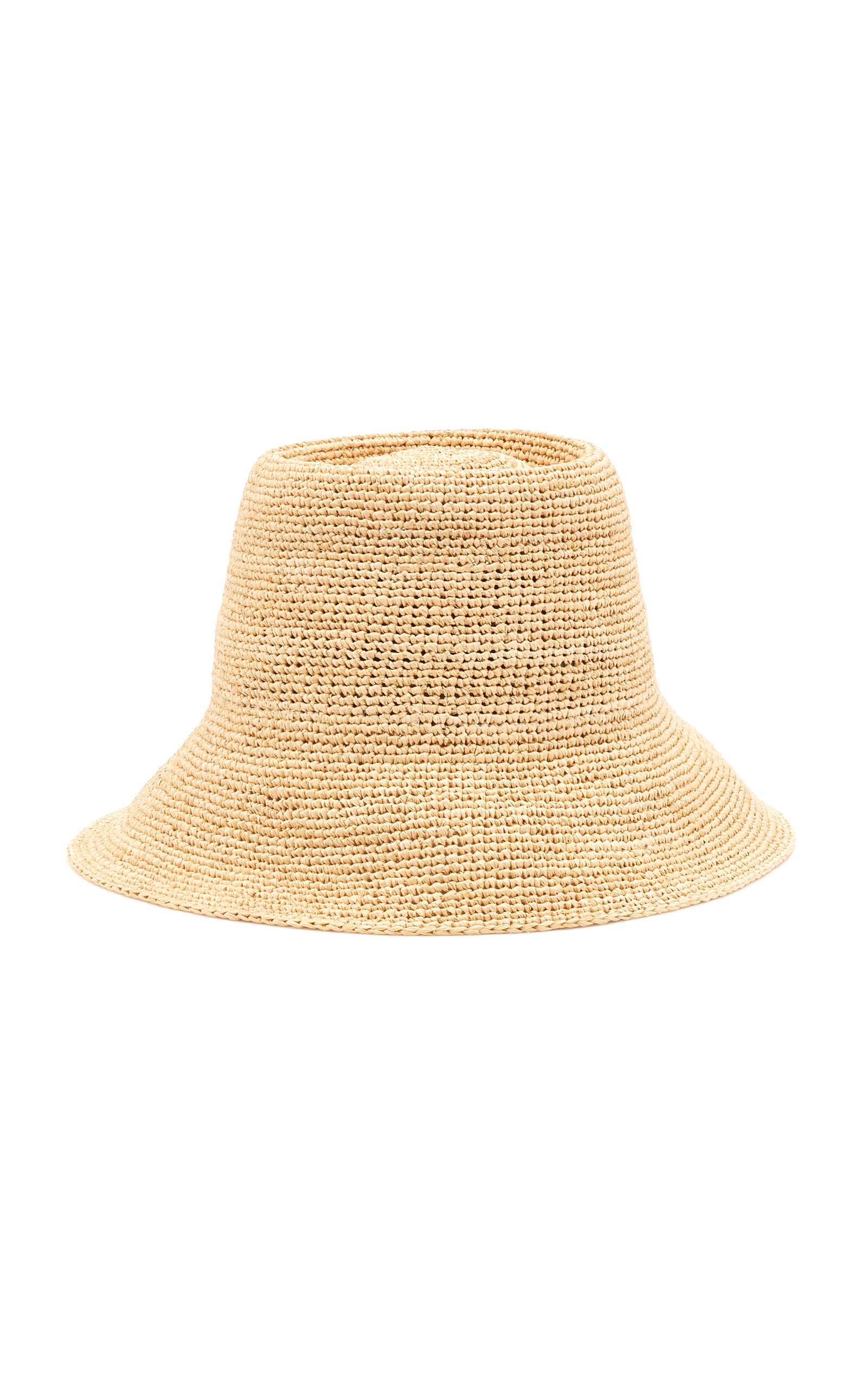 Janessa Leone - Women's Felix Raffia Bucket Hat - Neutral - M - Moda Operandi | Moda Operandi (Global)