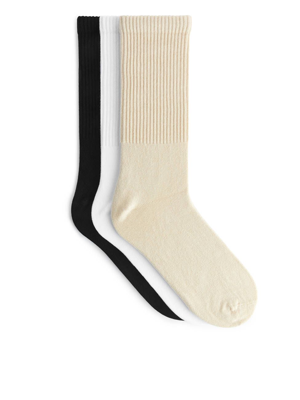 Sporty Cotton Socks Set of 3 | ARKET (US&UK)