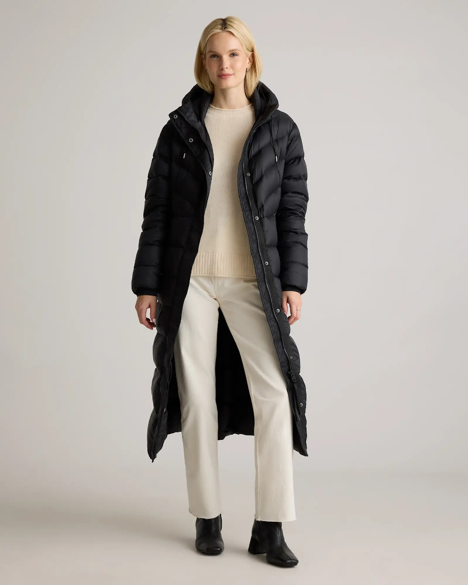Responsible Down Belted Puffer Maxi Coat | Quince