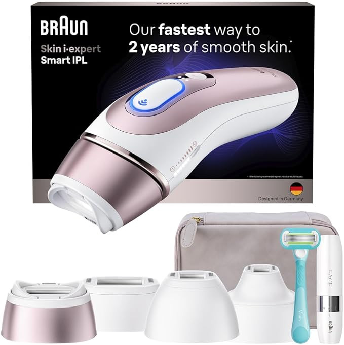 Amazon.com: Braun Skin i-Expert Smart IPL PL7219 at Home Laser Hair Removal for Women and Men wit... | Amazon (US)