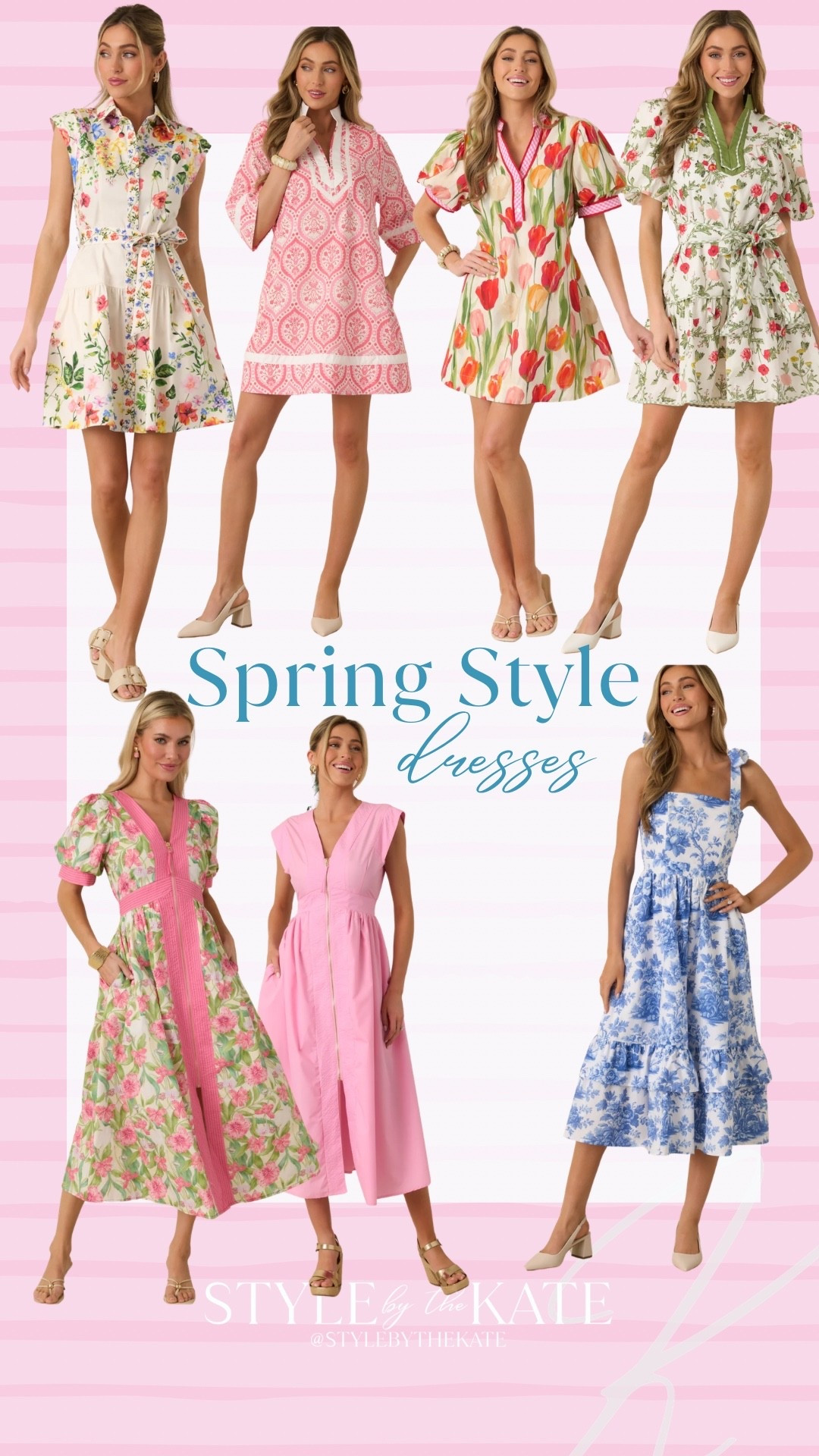 Spring style event dresses- brunch, Easter, Mother’s Day, wedding guest. Beautiful floral dresses 🩷🌼

#LTKWedding #LTKTravel