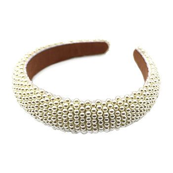 Mixit White Beaded Headband | JCPenney