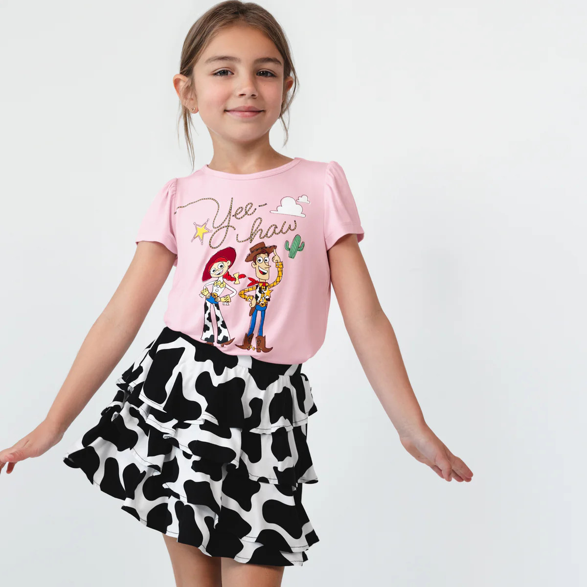 Disney & Pixar Jessie & Woody Puff Sleeve Tee | Little Sleepies