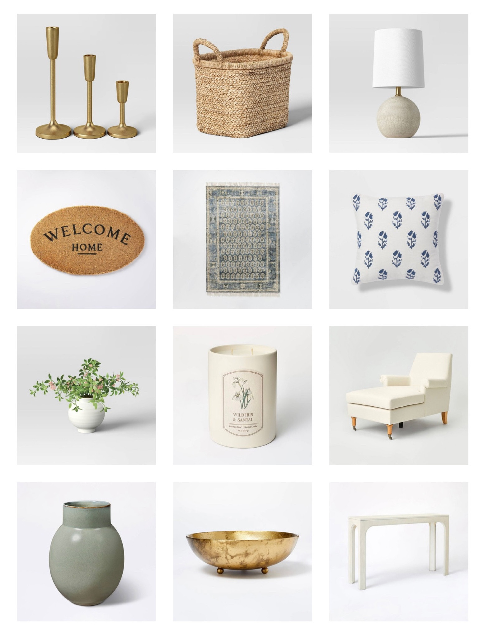 Target finds. Home decor. Studio McGee. Pillow. Basket. Furniture. Console table. Brass candle holders. Doormat  

#LTKhome #LTKsalealert #LTKSeasonal
