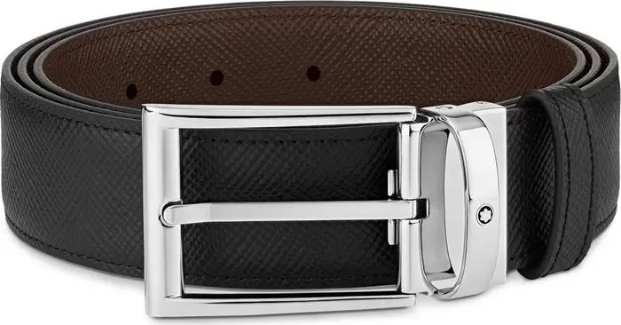 Trapeze Reversible Leather Belt | Nordstrom