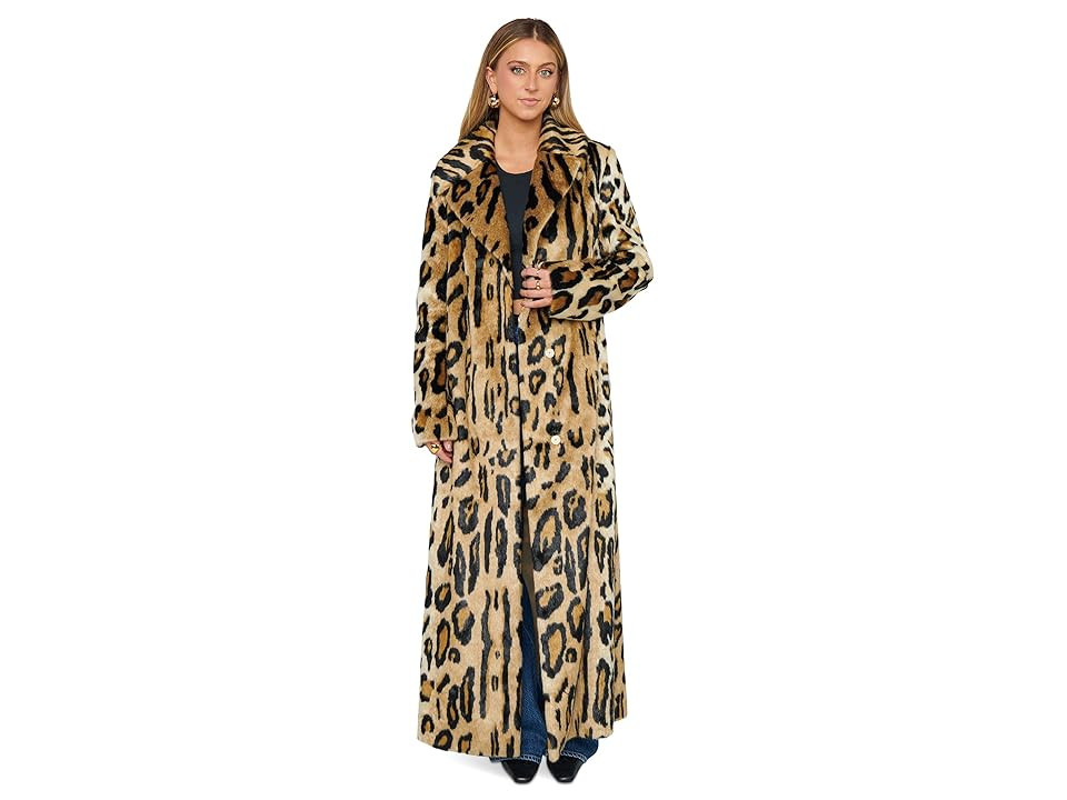 Show Me Your Mumu Missi Cindy Overcoat Women's Vest Feline Faux Fur : SM | Zappos