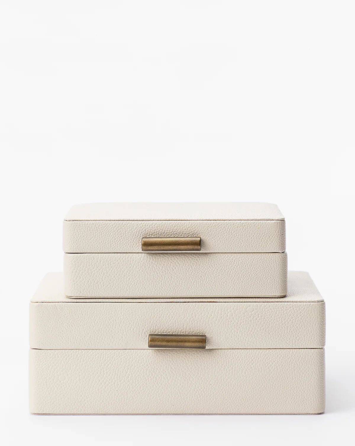 White Shagreen Box | McGee & Co. (US)