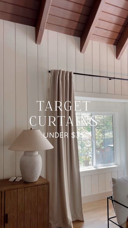 Budget friendly curtains from Target! These are the 95” panels in ‘beige’. Also highly recommend the ‘sour cream’ as a lighter option! 😍

To shop, click the link in my bio and select ‘Shop My Instagram -OR- Comment SHOP to receive a DM with links to all of the furniture and decor featured in this post!

#LTKsalealert #LTKSeasonal #LTKhome
