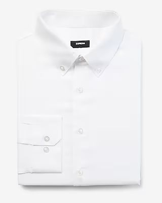 Extra Slim Solid Stretch Pinpoint Oxford 1mx Dress Shirt | Express