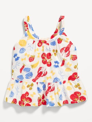 Printed Cami Peplum Top for Toddler Girls | Old Navy (US)