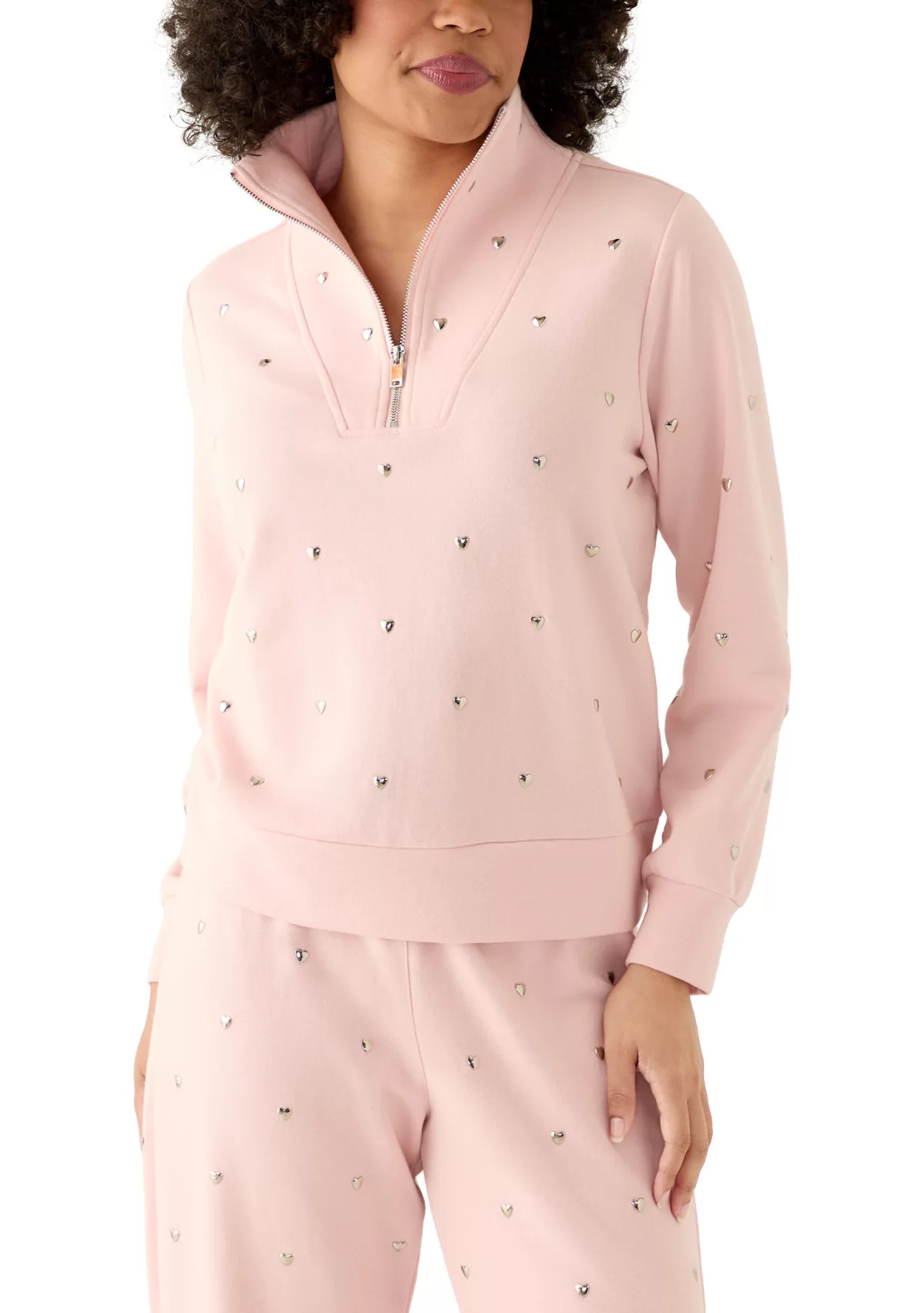 MUSE Republic ClothingWomen's Heart 1/4 Zip Pullover | Belk