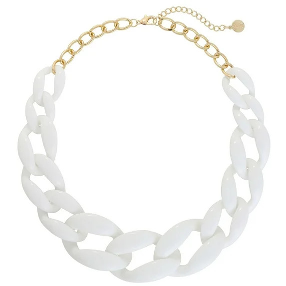 BOCAR Statement Chunky Acrylic Chain Link Choker Necklace Fashion Women Collar Necklaces Acrylic ... | Walmart (US)