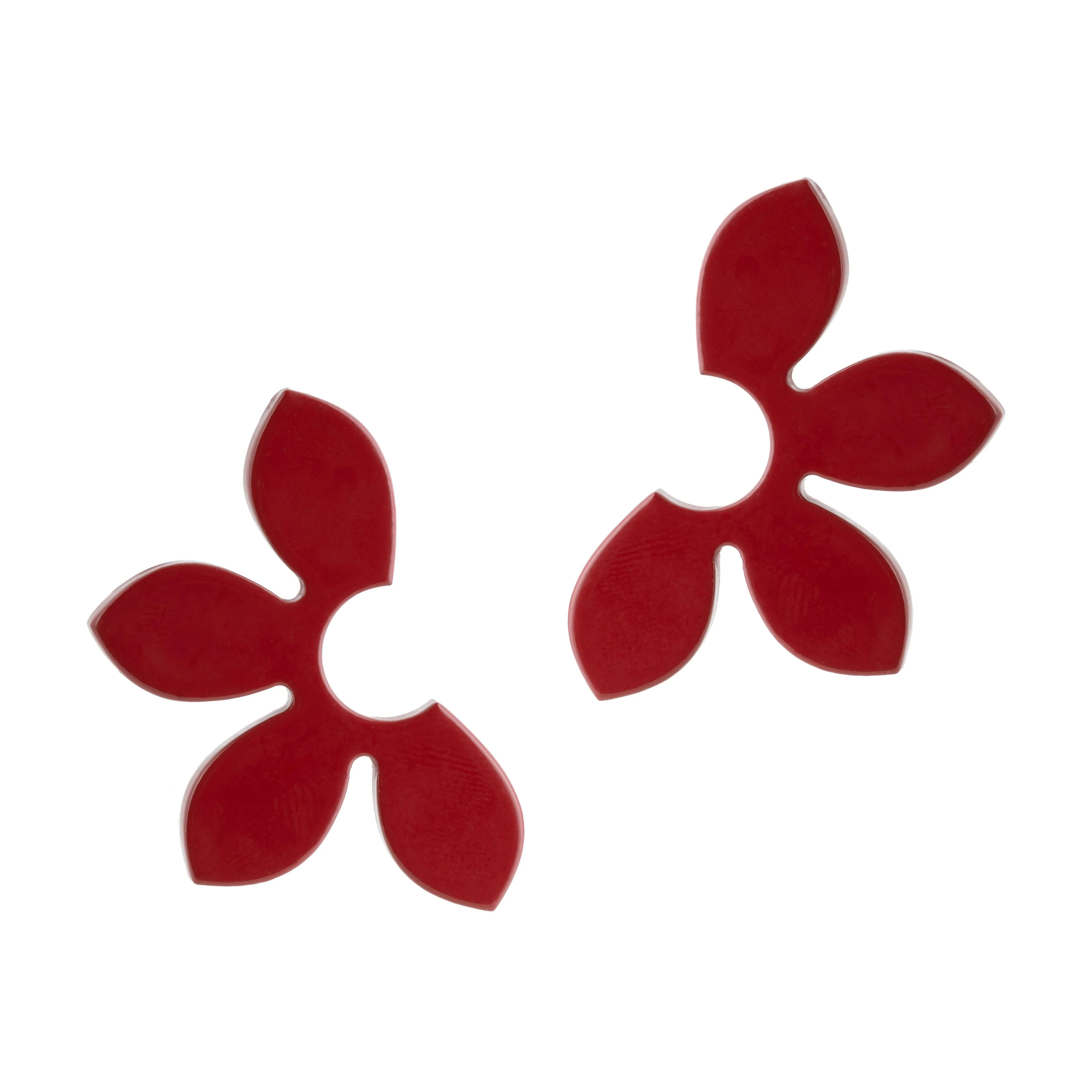 Burgundy Petal Earrings | Sunshine Tienda