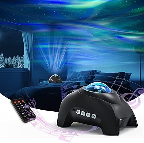 Northern Lights Aurora Projector, AIRIVO Star Projector Bluetooth Music Speaker, White Noise Night L | Amazon (US)