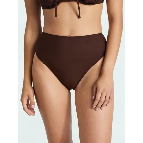 No Boundaries Solid Bikini Bottoms, Women’s | Walmart (US)