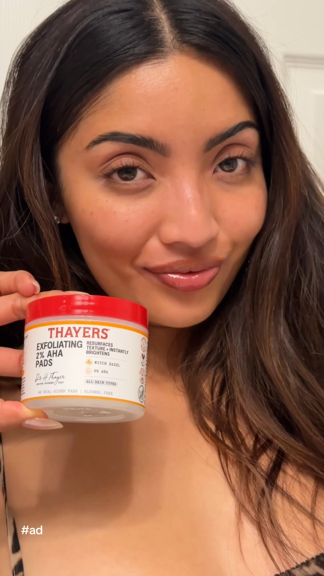 #Ad Not only is my skin sensitive, but it’s also prone to hyper pigmentation- especially during the summer! But luckily even with sensitive skin the @thayers 2% aha exfoliating pads are gentle enough to use and I still get to reap the brightening and evening benefits for brighter skin all summer long ☀️Grab these during your next @Target run! 
 #TargetPartner #target #thayerspartner #liketkit @shop.ltk