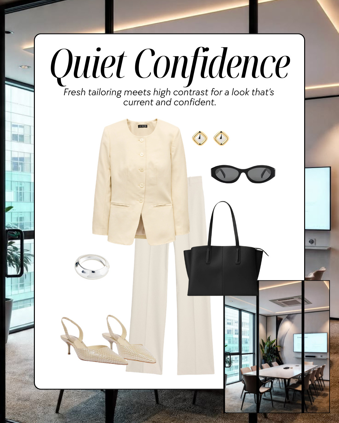 Blazers, trousers, button downs, tailored staples and accessories that pull everything together without overthinking it. The goal is always to feel polished, comfortable, and confident from morning meetings to late coffee runs. Save these for every "I have nothing to wear" morning! 

 #LTKgrwm #LTKootd #LTKOver40
