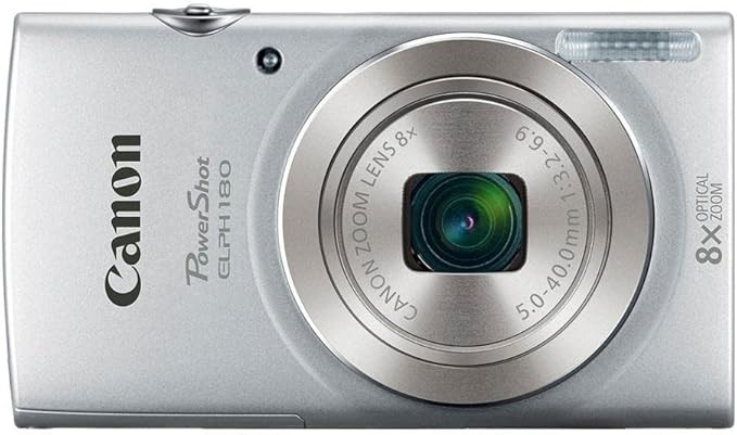 Canon PowerShot ELPH 180 Digital Camera w/Image Stabilization and Smart AUTO Mode (Silver), 0.90i... | Amazon (US)