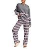 LILLUSORY 2 Piece Striped Sweater Lounge Sets for Women 2026 Fall Outfits | Amazon (US)