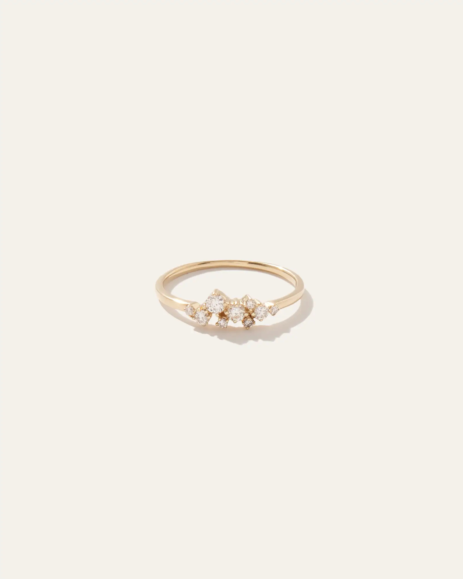 14K Gold Diamond Scatter Ring | Quince