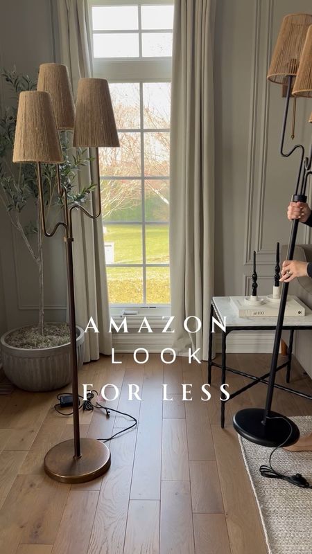 Amazon look for less. Designer inspired floor lamp. 

#LTKSaleAlert #LTKHome