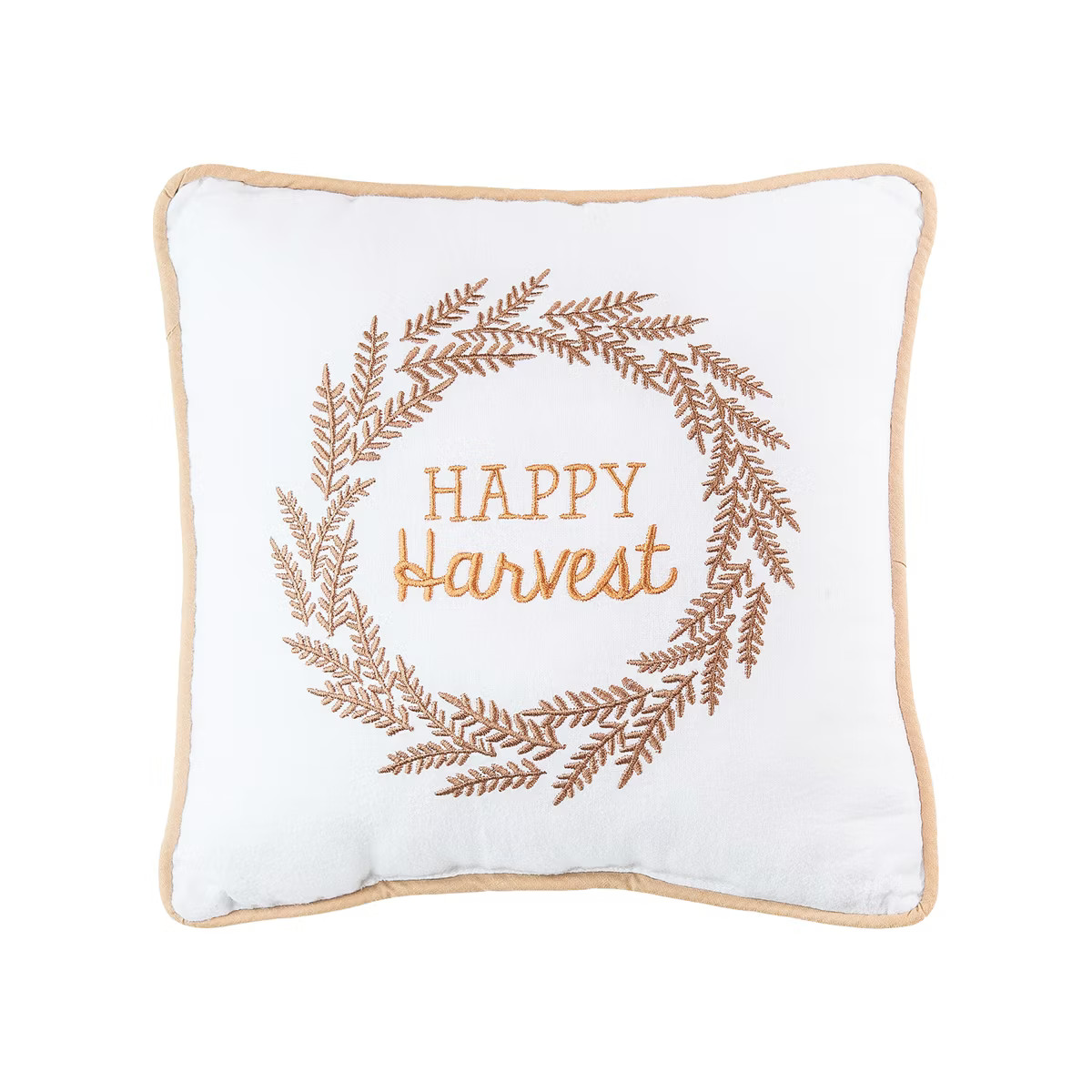 C&F Home Happy Harvest Embroidered Fall Small/Petite Accent Pillow, 10" x 10" | Target