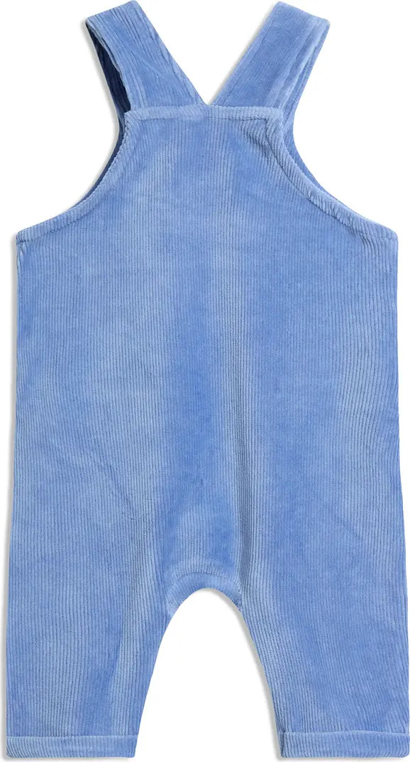 Long Sleeve Bodysuit & Embroidered Giraffe Rib Velour Overalls Set | Nordstrom