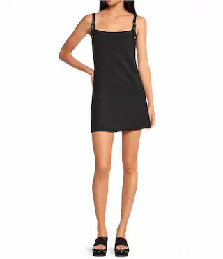 Sierra Buckle Strap Sleeveless Dress | Dillard's
