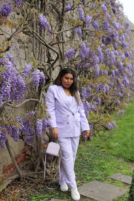 Purple Linen Suit for Spring 💜

#LTKworkwear #LTKfindsunder100 #LTKmidsize