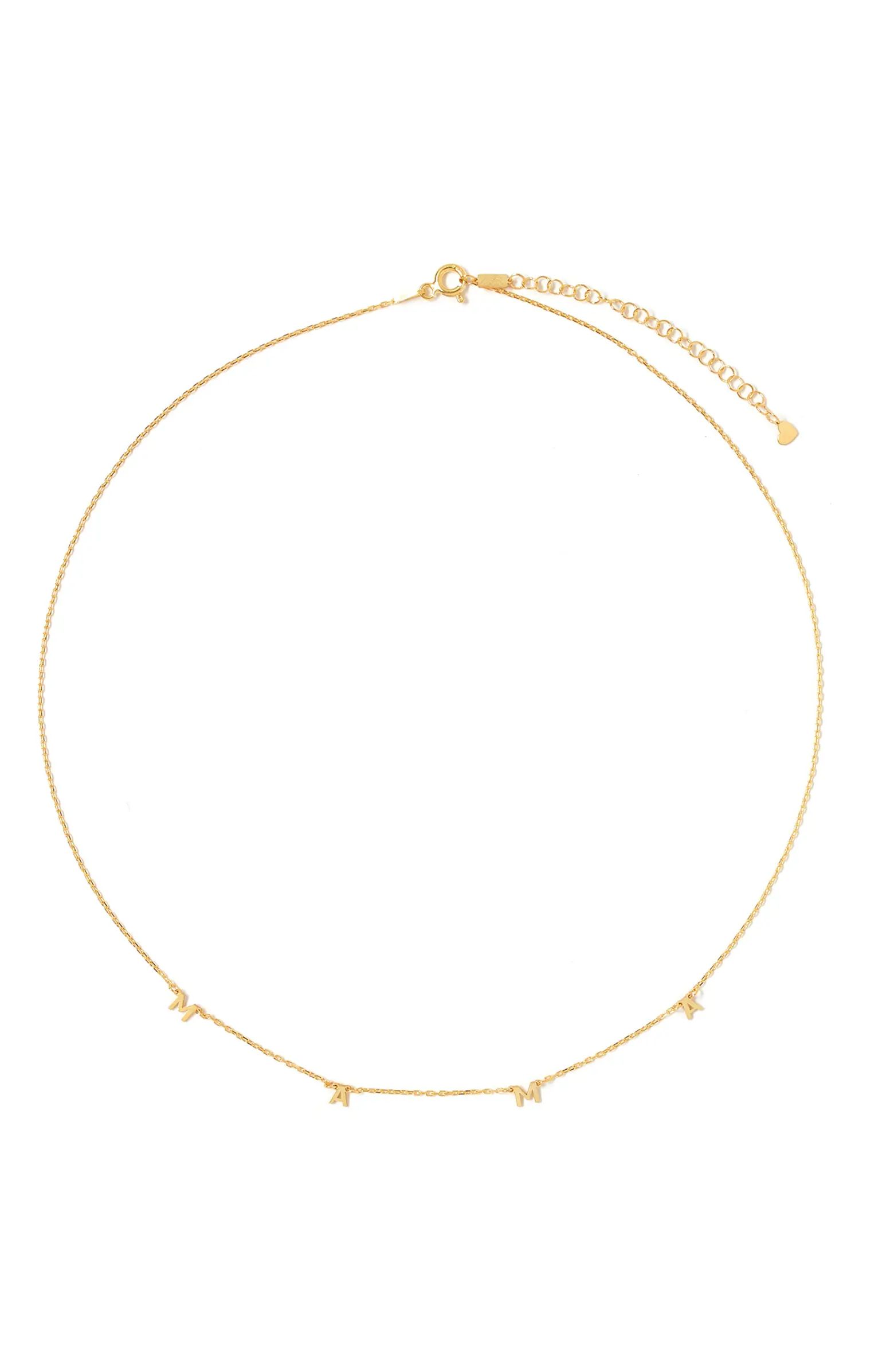 Lenni & Co® Mama Necklace | Nordstrom