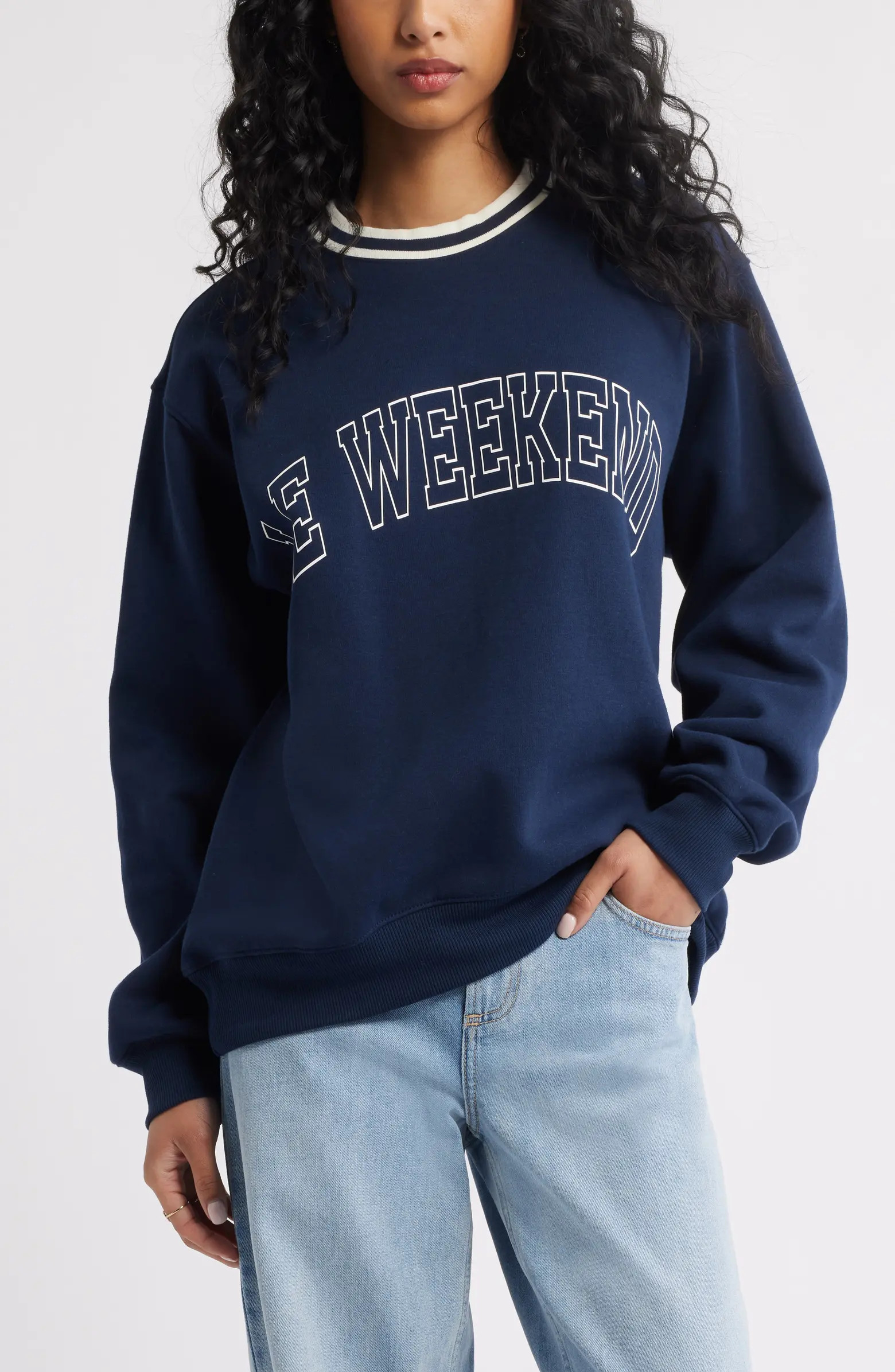 BP. Oversize Graphic Crewneck Sweatshirt | Nordstrom | Nordstrom