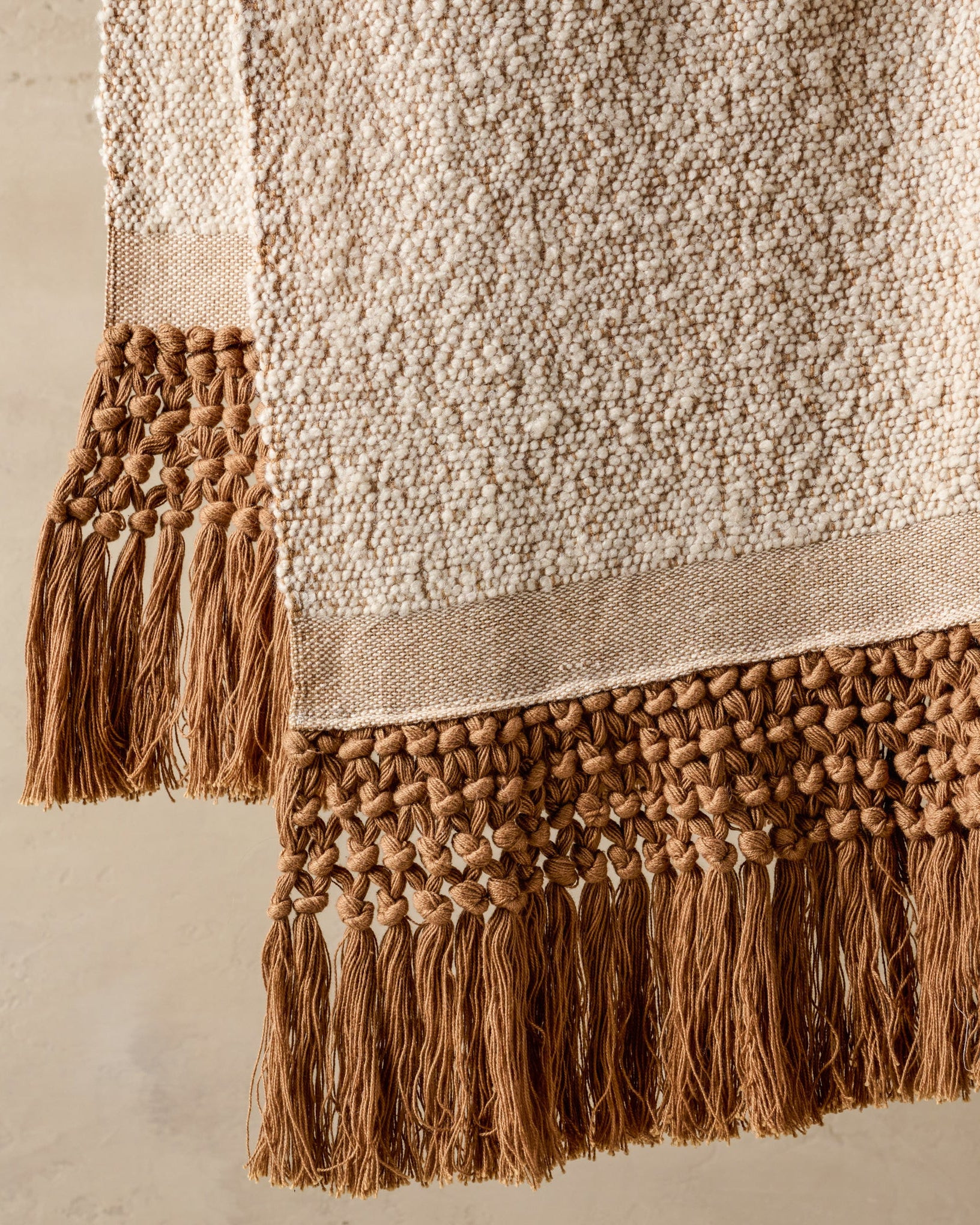 Adobe Essential Tassel Throw | Magnolia